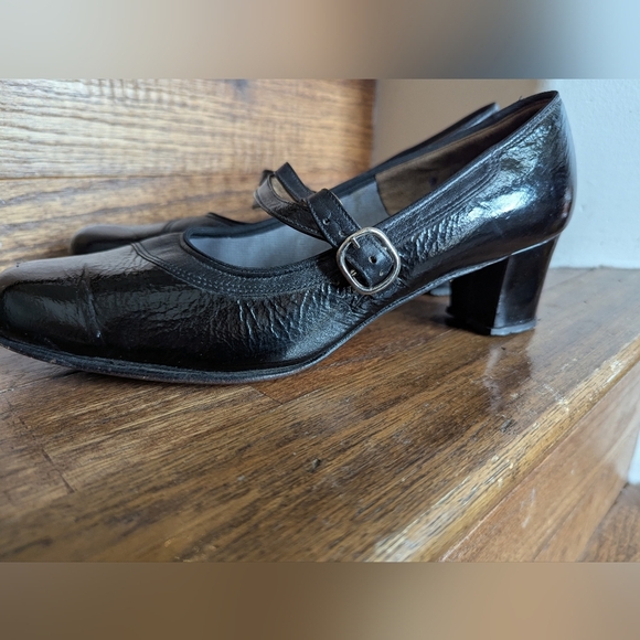Vintage Celebrity Handmade 1920s Style Mary Jane Heeled Women's Shoes Size 9B - Picture 11 of 14